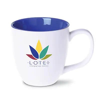 Tasse innen blau